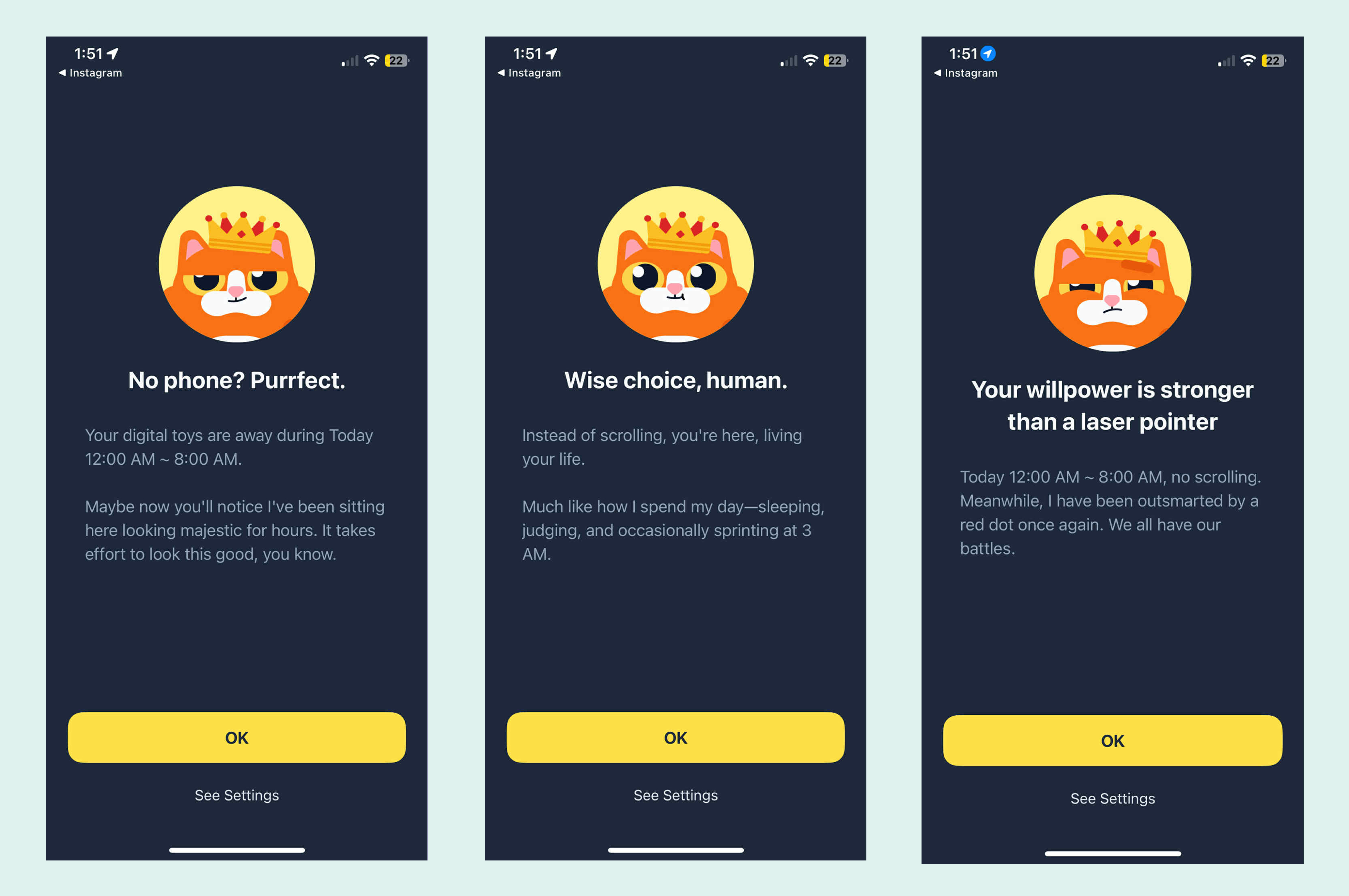 Grumpi won’t let you unlock social media
